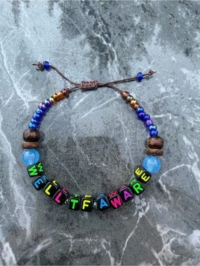 Well TF Aware adjustable handmade bracelet fourth Wing inspired